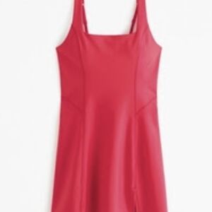Red YPB sculptLUX Mini Dress Abercrombie